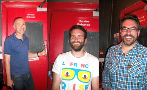Illustrators Paul Collicutt, Adam Stower and James Hood
